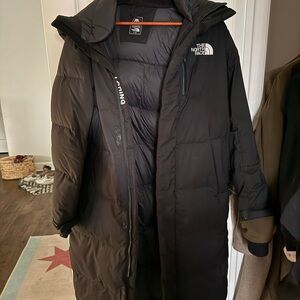 The North Face Black Long Puffer Coat